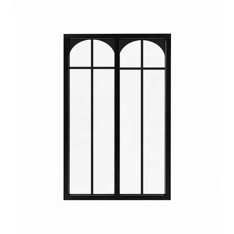 Verrière intérieure graphique Empire - Aluminium noir mat - 99 Déco
