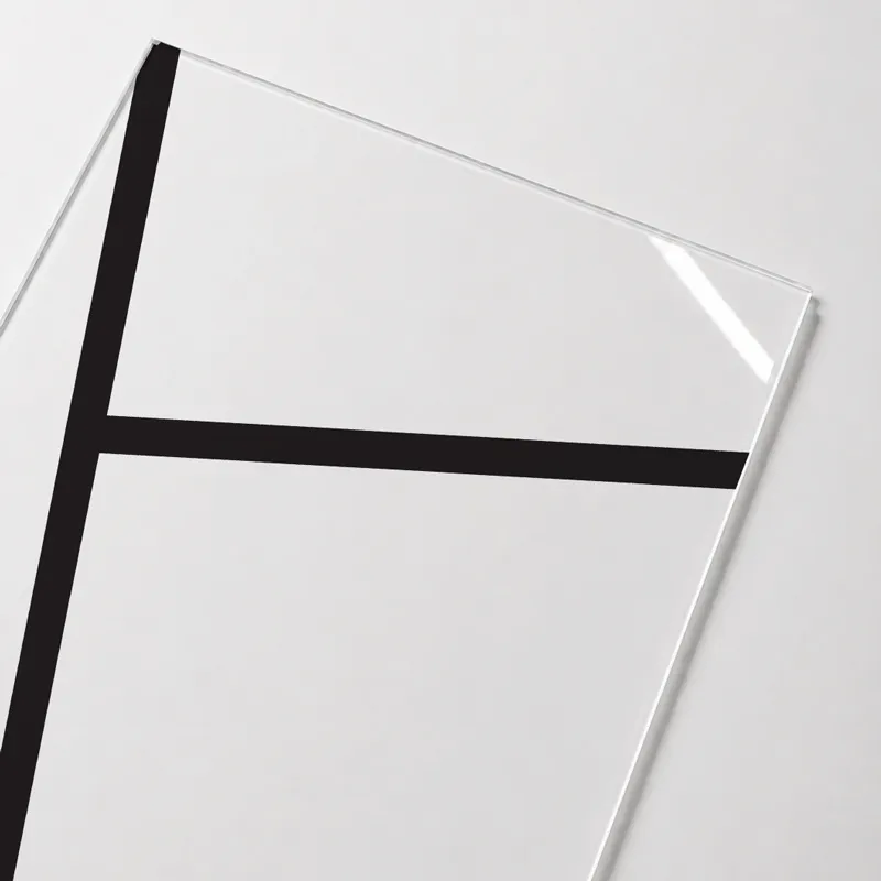 Verrière intérieure graphique Prisme - Aluminium noir mat - 99 Déco
