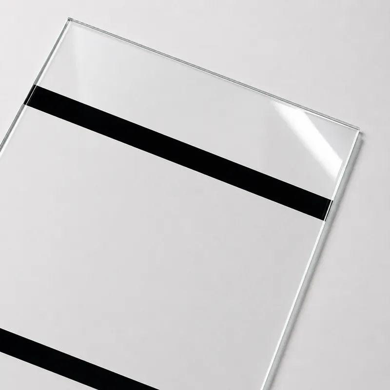 Verrière intérieure graphique Horizon - Aluminium noir mat - 99 Déco