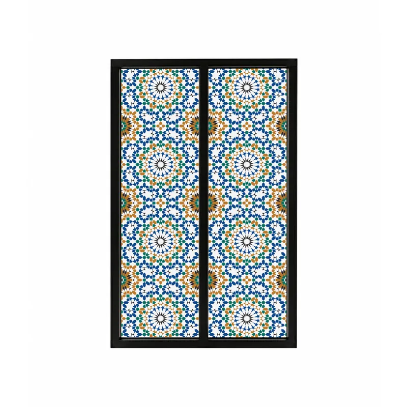 Verrière intérieure graphique Zeljane - Aluminium noir mat - 99 Déco