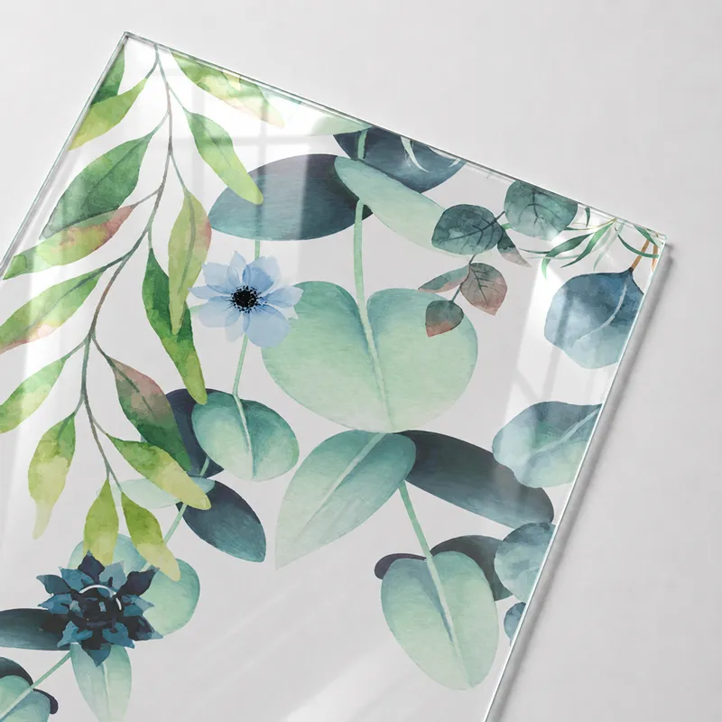 Verrière intérieure Flowers in Rain - Décor végétal et floral - 99 Déco