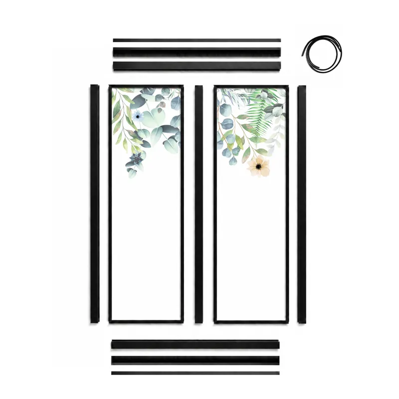 Verrière intérieure Flowers in Rain - Décor végétal et floral - 99 Déco