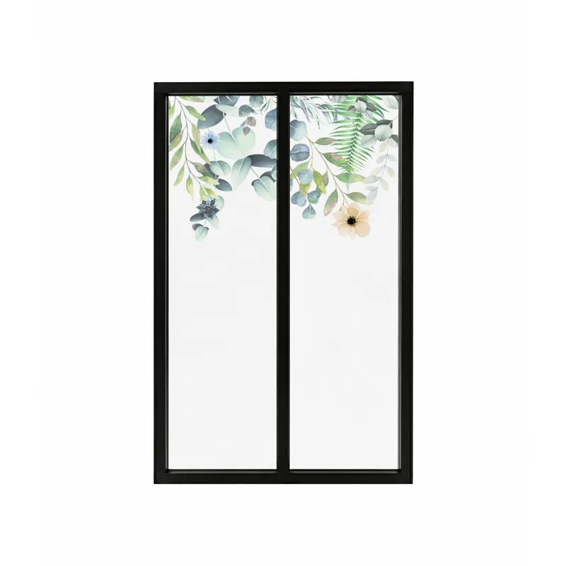 Verrière intérieure Flowers in Rain - Décor végétal et floral - 99 Déco
