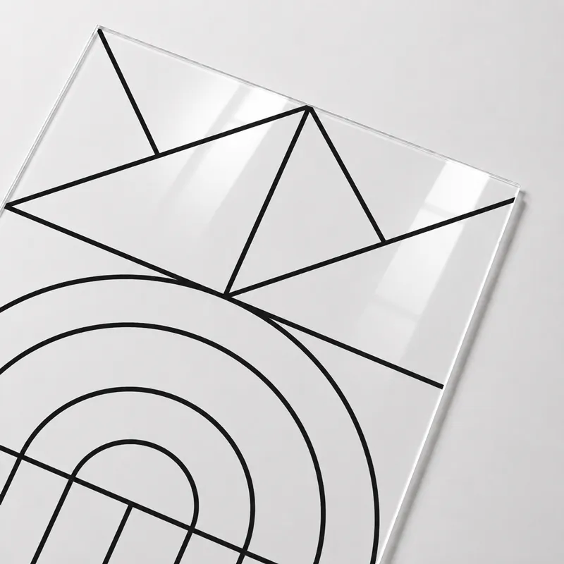 Verrière intérieure graphique Kaléido - Aluminium noir mat - 99 Déco