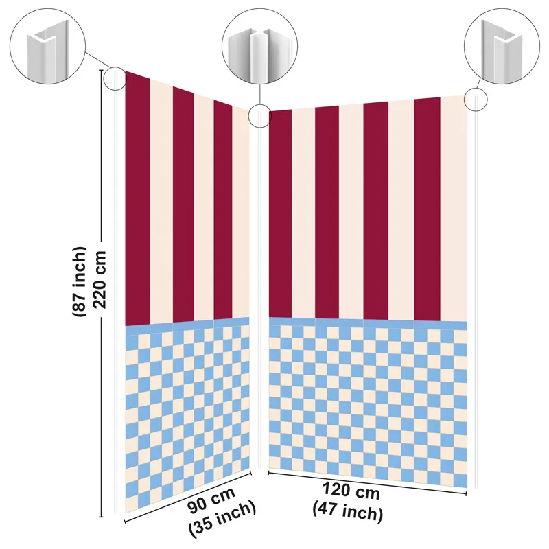 Panneau mural de douche Quadretti Bleu - Design damier | 99 Déco