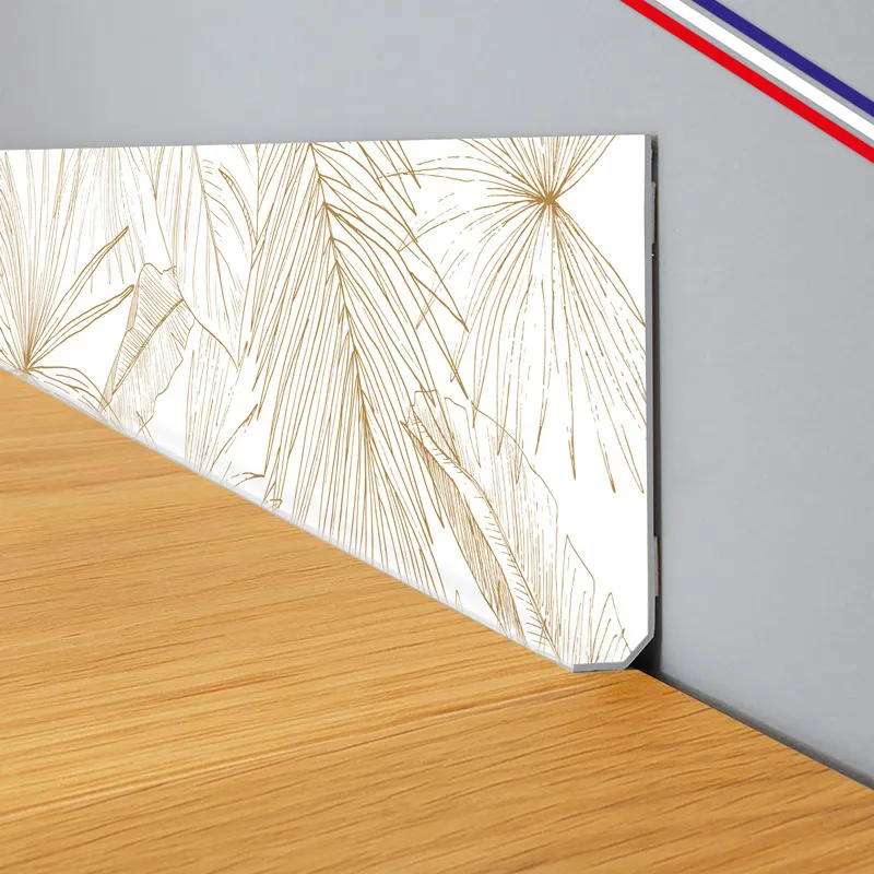 Plinthe adhésive Lamnar Kola - Dorée - Design tropical 99DECO