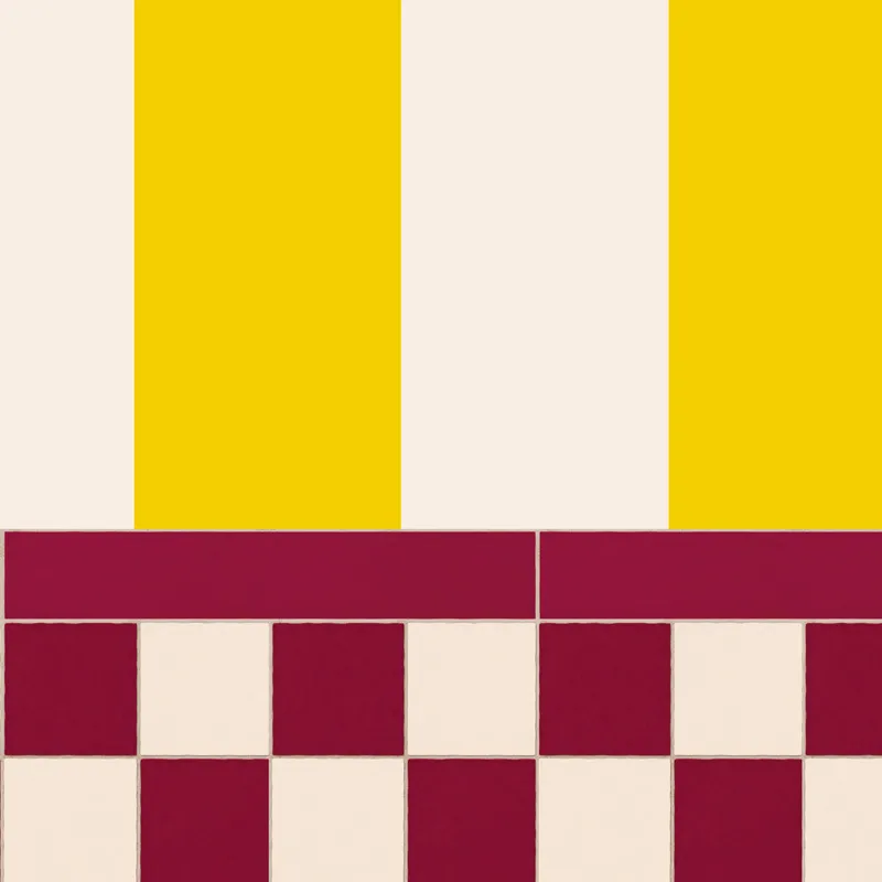 Crédence cuisine aluminium motif damier Quadretti | 99DECO