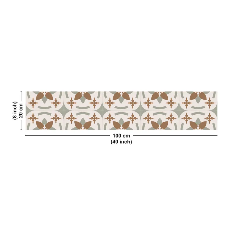 Crédence cuisine aluminium motif floral Dahlia | 99DECO