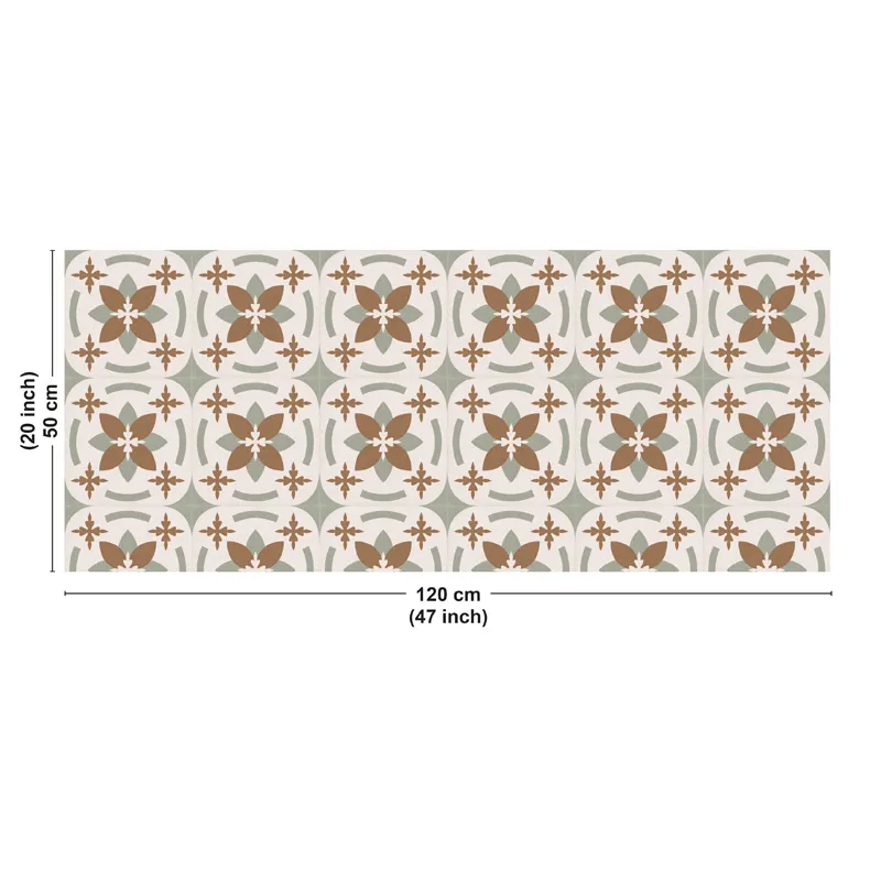 Crédence cuisine aluminium motif floral Dahlia | 99DECO