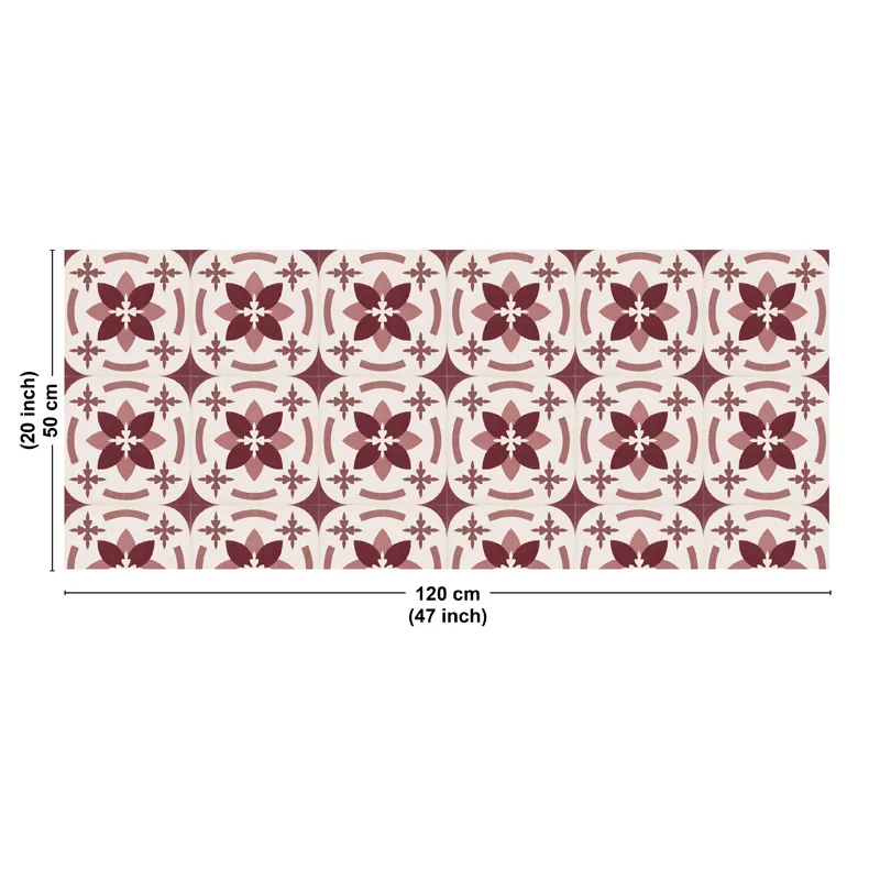 Crédence cuisine aluminium motif floral Dahlia | 99DECO