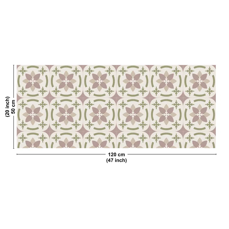 Crédence cuisine aluminium motif floral Dahlia | 99DECO