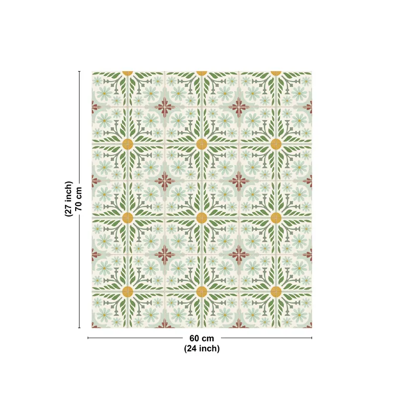 Crédence cuisine aluminium motif floral Corolle | 99DECO