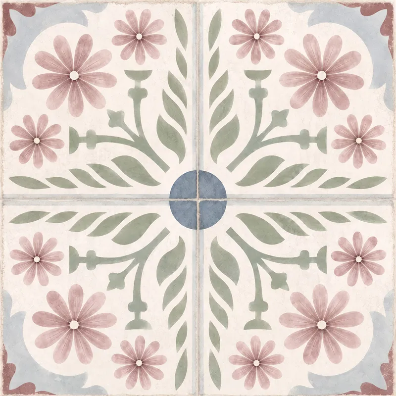 Crédence cuisine aluminium motif floral Corolle | 99DECO