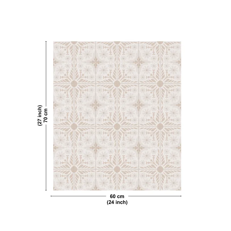 Crédence cuisine aluminium motif floral Corolle | 99DECO
