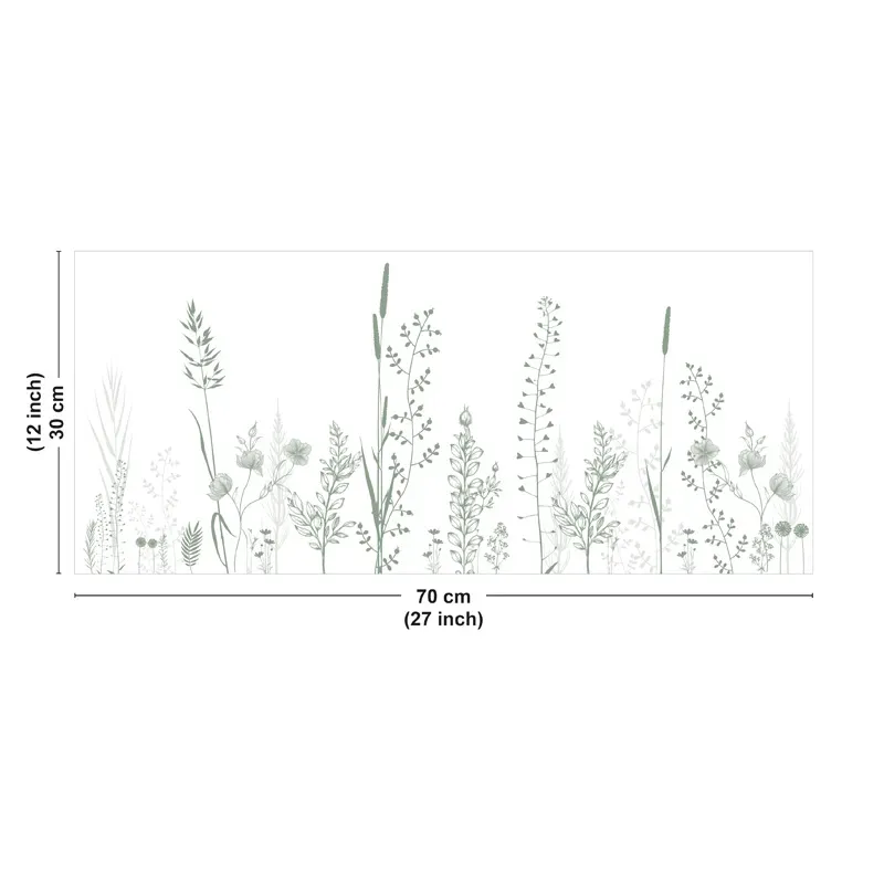 Pack panneaux de douche + crédence salle de bain Végétalist Vert | 99 Déco