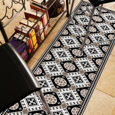 Carreaux de ciment Faustine Marron