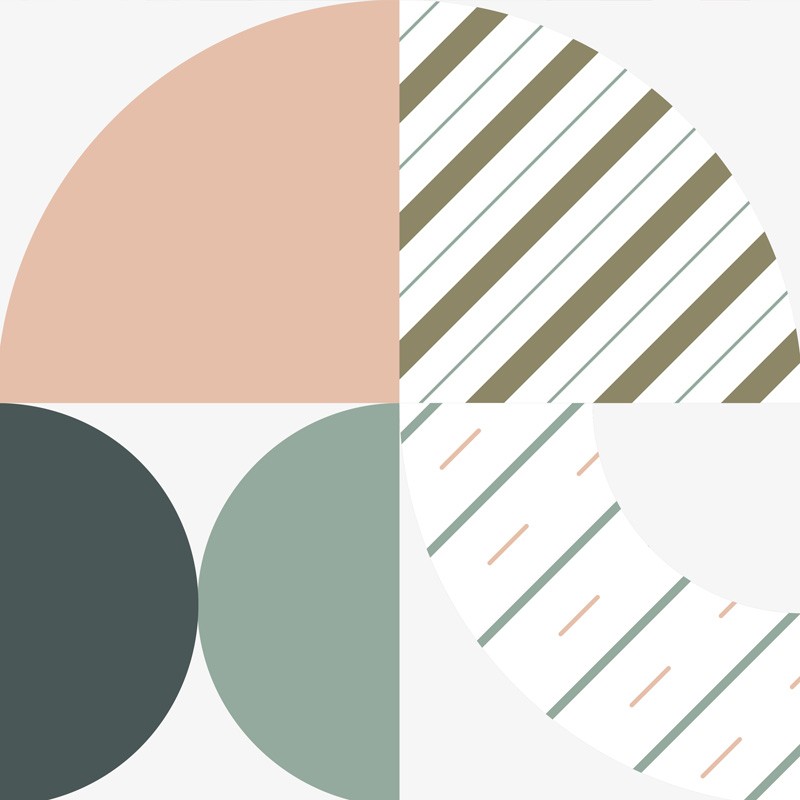 Crédence de cuisine adhésive aux motifs graphiques et couleurs pastel Crédence de cuisine adhésive aux motifs graphiques et couleurs pastel