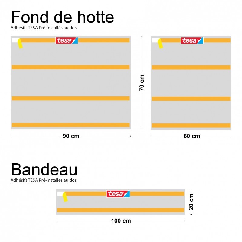 Crédence adhésive facile à poser