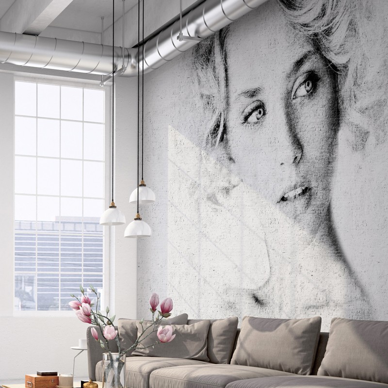 Ce papier peint panoramique noir et blanc est le combo parfait entre un effet brique et l'art de la photo argentique Ce papier peint panoramique noir et blanc est le combo parfait entre un effet brique et l'art de la photo argentique