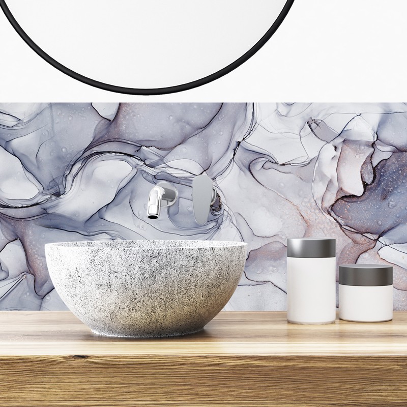 Crédence adhésive originale pour la déco murale de votre salle-de-bains Crédence adhésive originale pour la déco murale de votre salle-de-bains