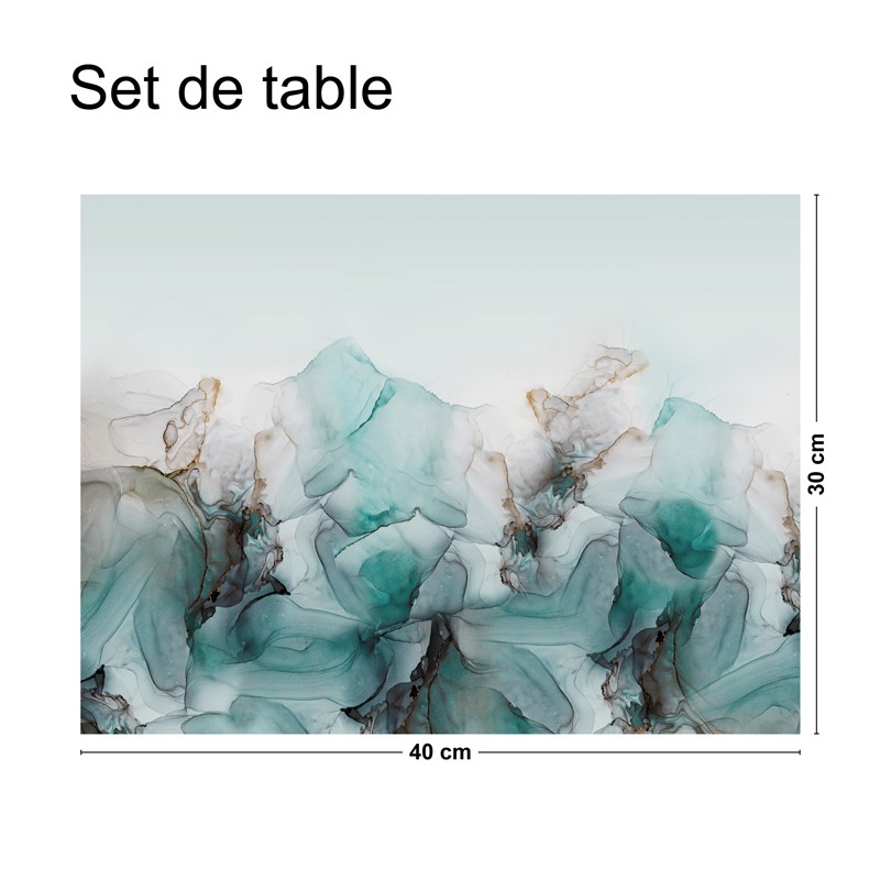 Set de table rectangulaire 30x40cm