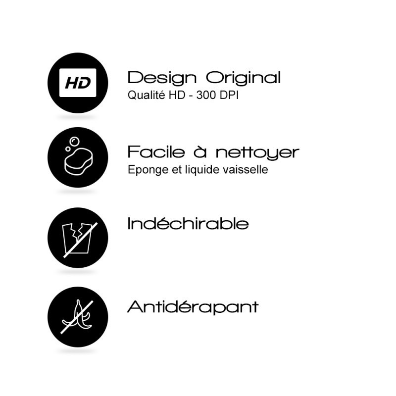 Set de table solide : indéchirable Set de table solide : indéchirable