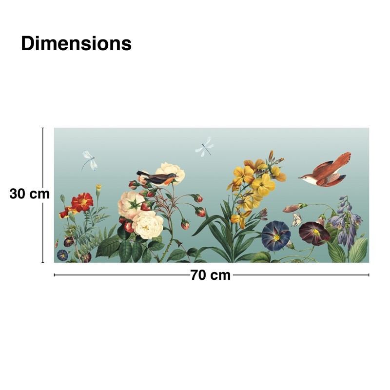 Un tableau floral aux accents d'autrefois pour la décoration de votre salle-de-bains Un tableau floral aux accents d'autrefois pour la décoration de votre salle-de-bains