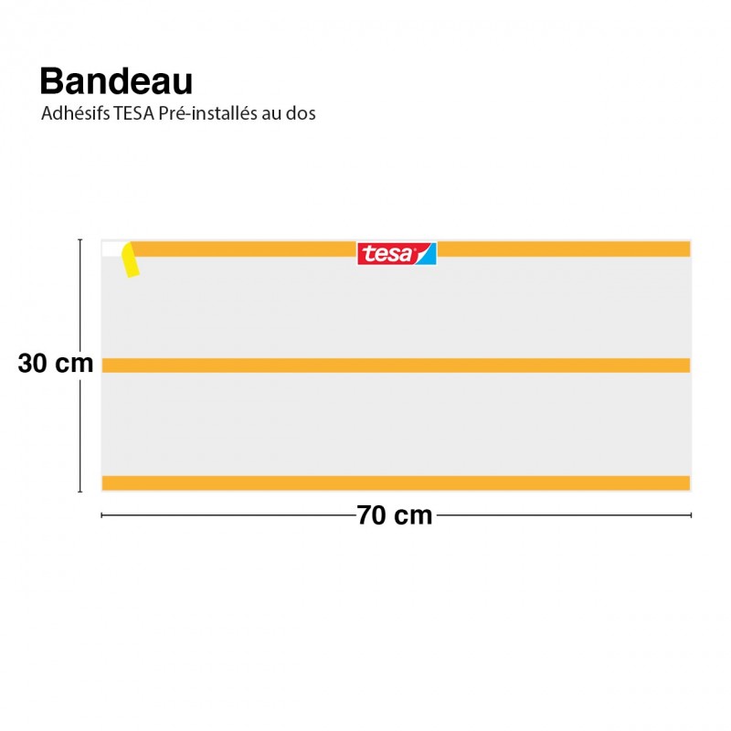 Crédence adhésive salle de bain en PVC