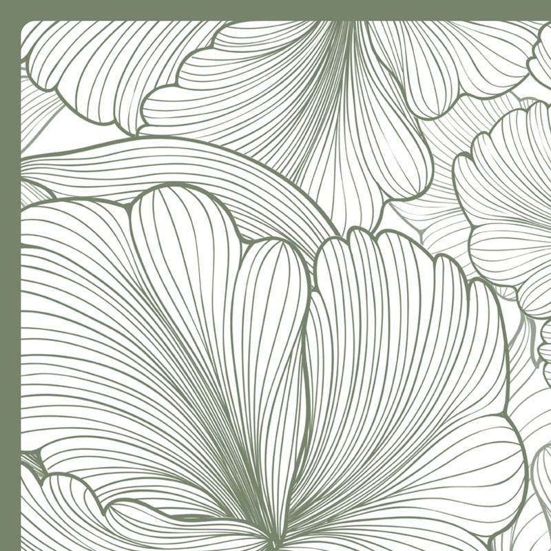Des courbes harmonieuses et naturelles qui dessinent un motif végétal sur ce tapis antidérapant