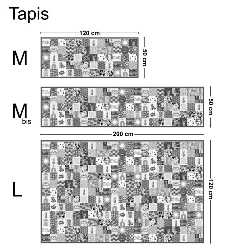 Trois dimensions au choix pour votre tapis coup de coeur Trois dimensions au choix pour votre tapis coup de coeur