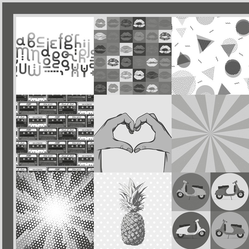 Un motif Pop Art pour un style vintage toujours tendance Un motif Pop Art pour un style vintage toujours tendance