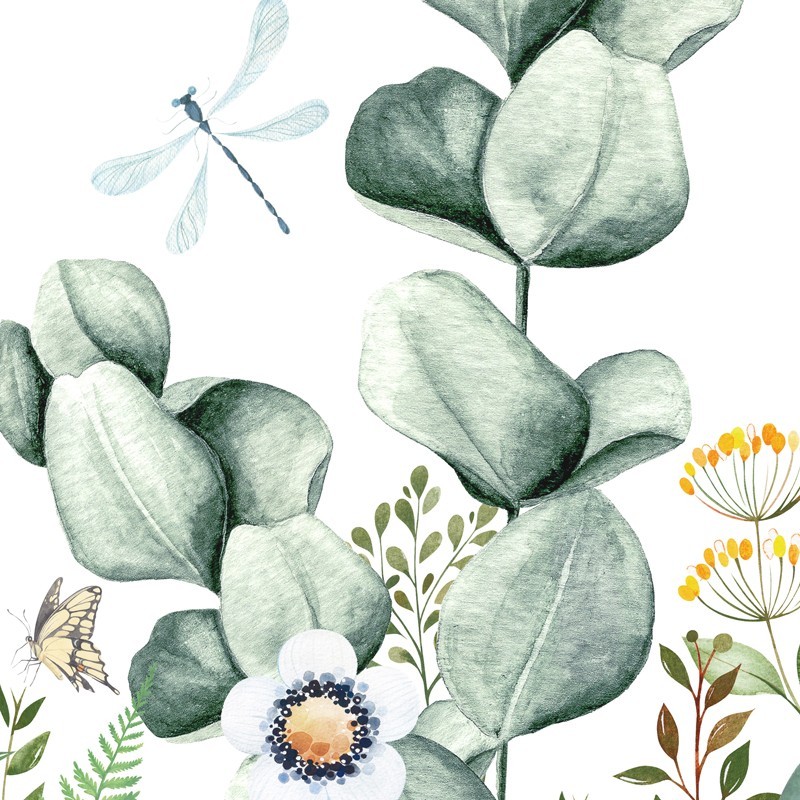 Papier peint panoramique aquarelle pour une ambiance douce et poétique Papier peint panoramique aquarelle pour une ambiance douce et poétique
