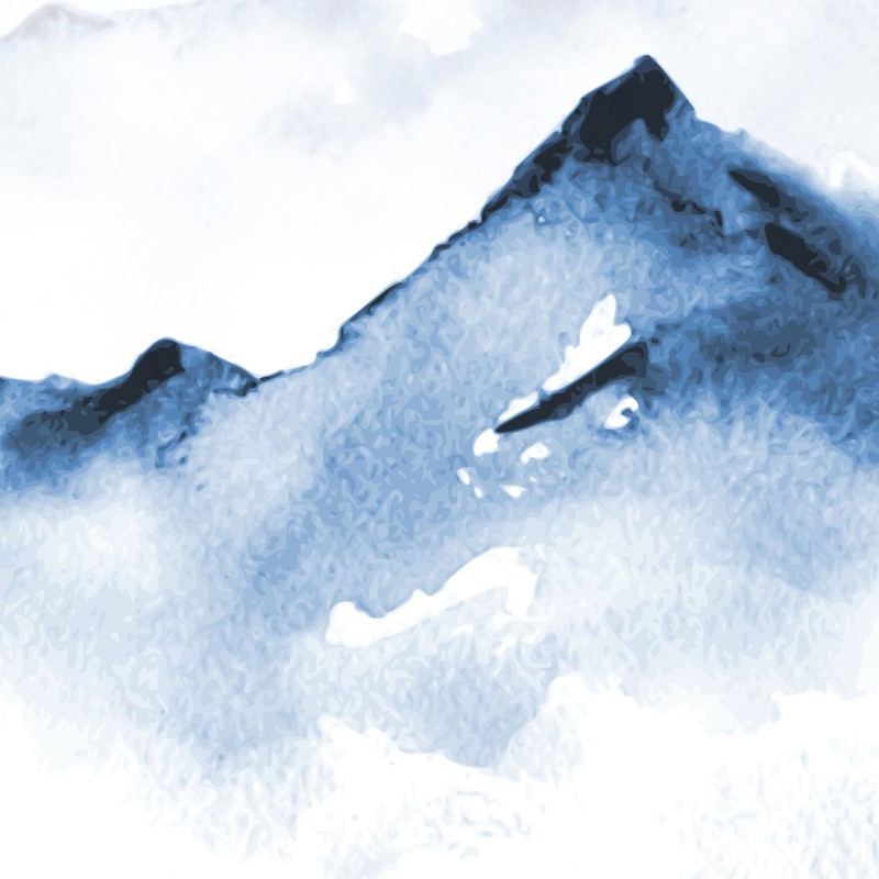 Un papier peint montagne qui rappelle le grand Nord canadien