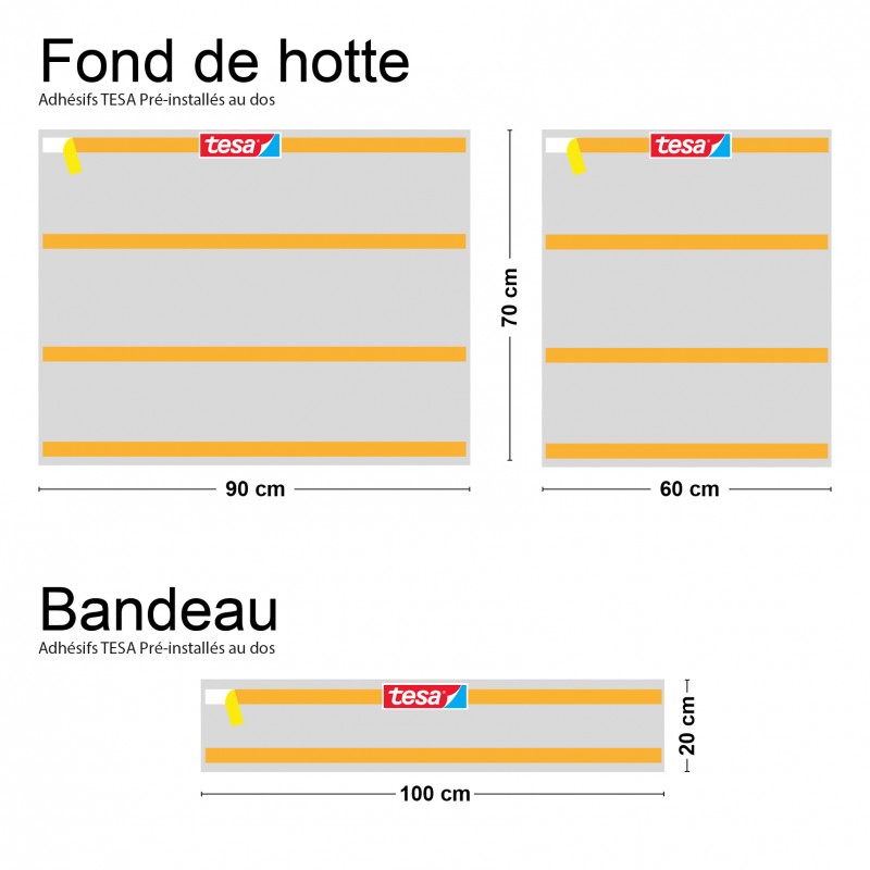 Crédence adhésive facile à poser Crédence adhésive facile à poser