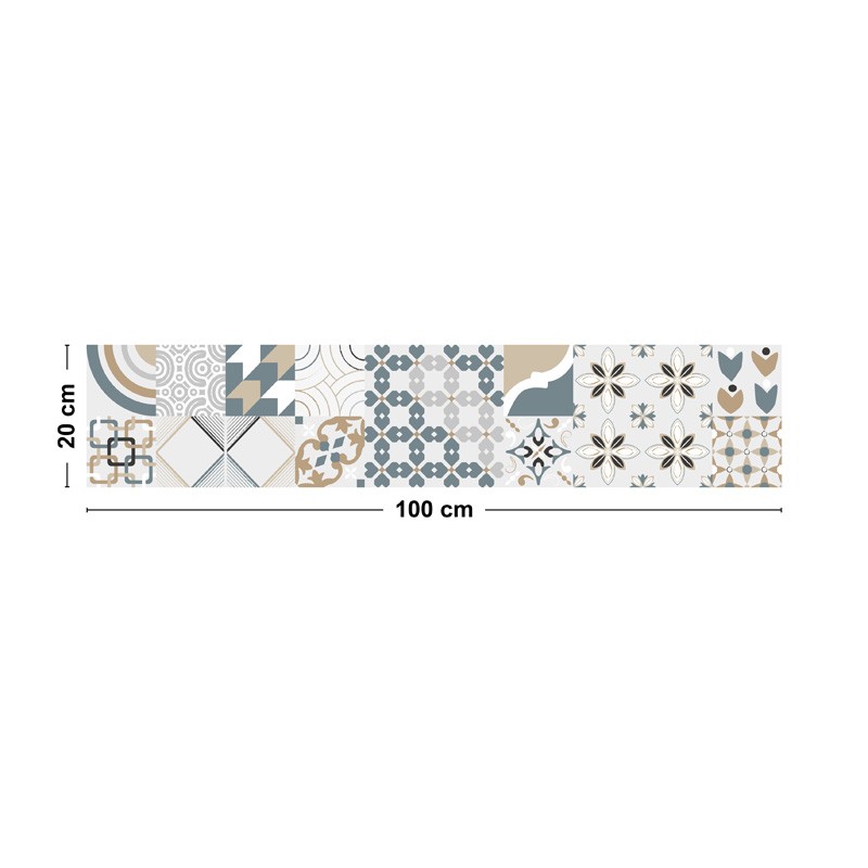 Bandeau adhésif motif carreaux de ciment Bandeau adhésif motif carreaux de ciment