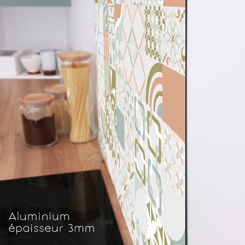 Crédence de cuisine en aluminium épaisseur 3mm Crédence de cuisine en aluminium épaisseur 3mm