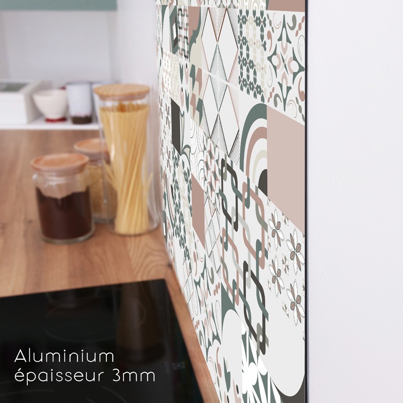 Crédence cuisine en aluminium épaisseur 3mm Crédence cuisine en aluminium épaisseur 3mm