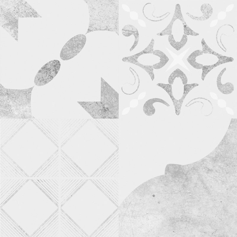 Crédence de cuisine motif carreaux de ciment usé Crédence de cuisine motif carreaux de ciment usé