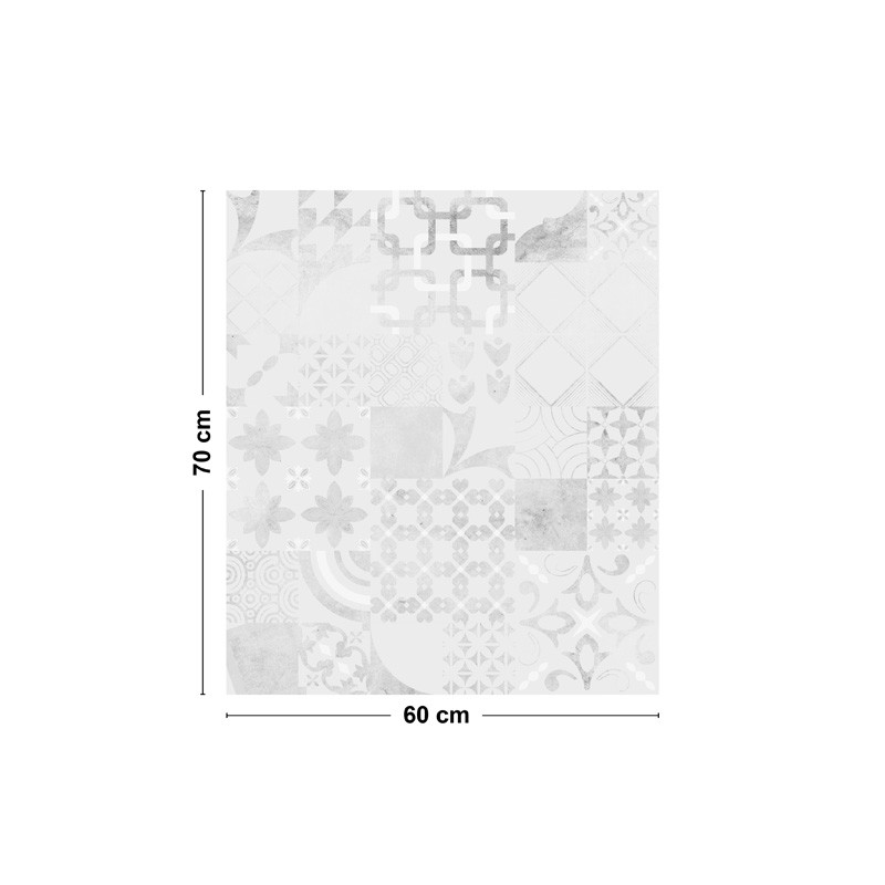 Fond de hotte adhésif carreaux de ciment