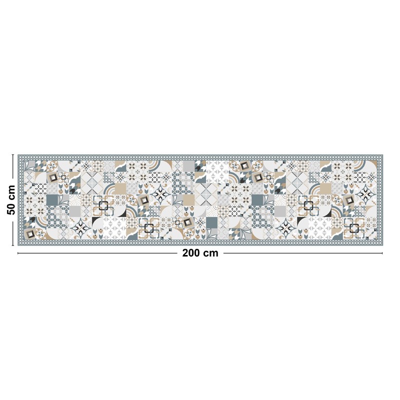 Tapis vinyle carreaux de ciment Tapis vinyle carreaux de ciment
