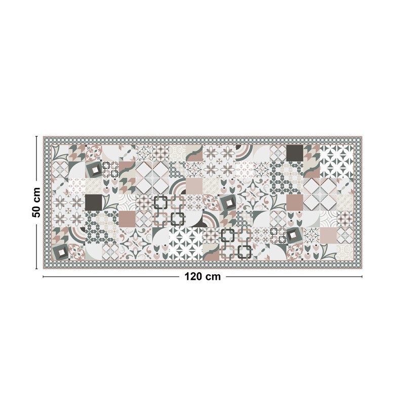 Tapis vinyle carreaux de ciment Tapis vinyle carreaux de ciment