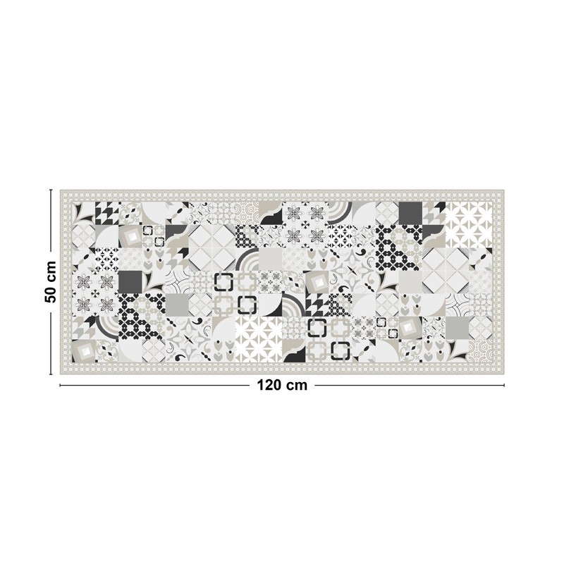 Tapis vinyle carreaux de ciment Tapis vinyle carreaux de ciment