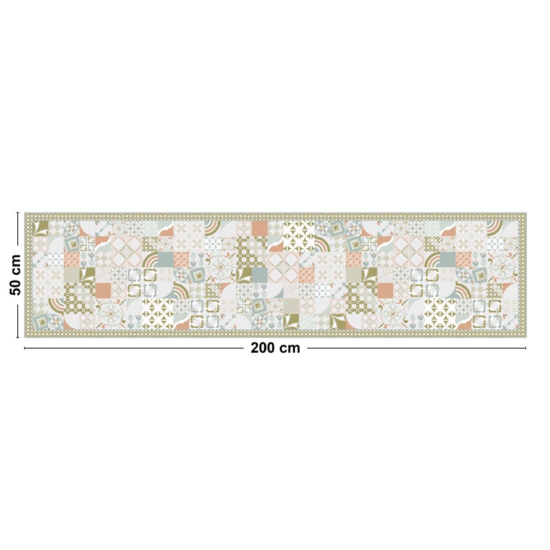 Tapis vinyle carreaux de ciment Tapis vinyle carreaux de ciment