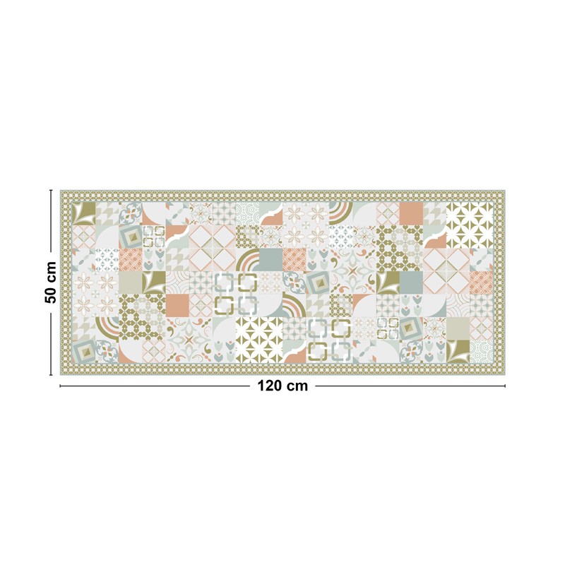 Tapis vinyle carreaux de ciment Tapis vinyle carreaux de ciment