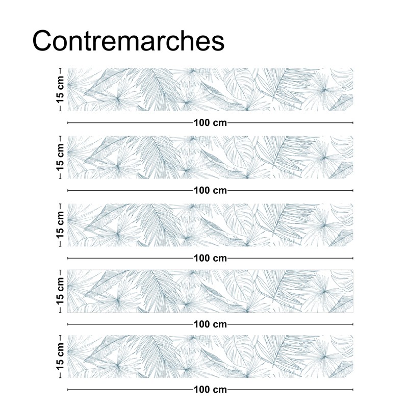 contremarches adhésives PVC faciles à poser