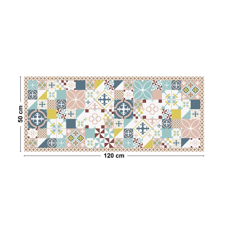 Tapis vinyle carreaux de ciment Tapis vinyle carreaux de ciment