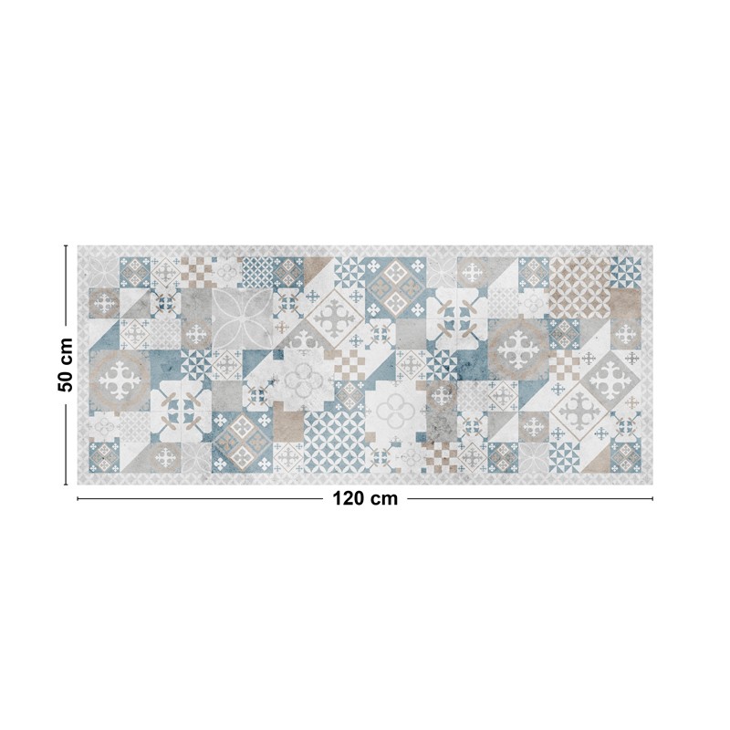 Tapis vinyle carreaux de ciment Tapis vinyle carreaux de ciment
