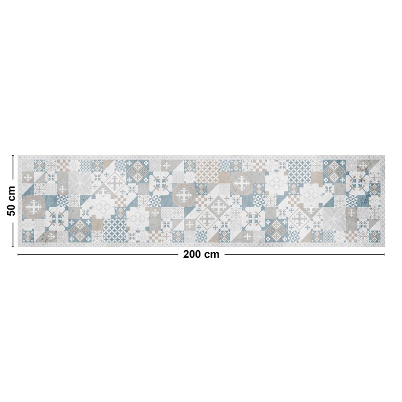 Tapis vinyle carreaux de ciment Tapis vinyle carreaux de ciment