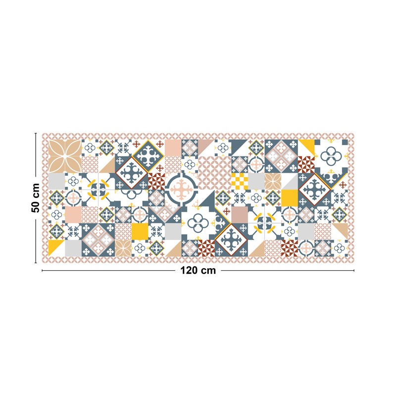 Tapis vinyle carreaux de ciment Tapis vinyle carreaux de ciment