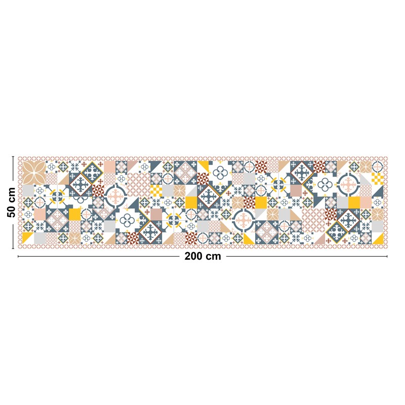 Tapis vinyle carreaux de ciment Tapis vinyle carreaux de ciment